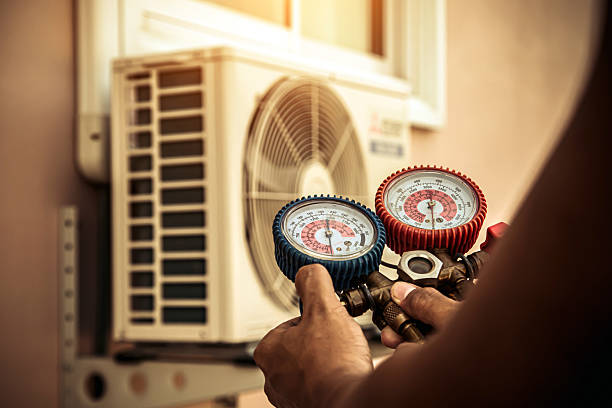 Professional Ductwork Repair technician working in Fredericktown, OH